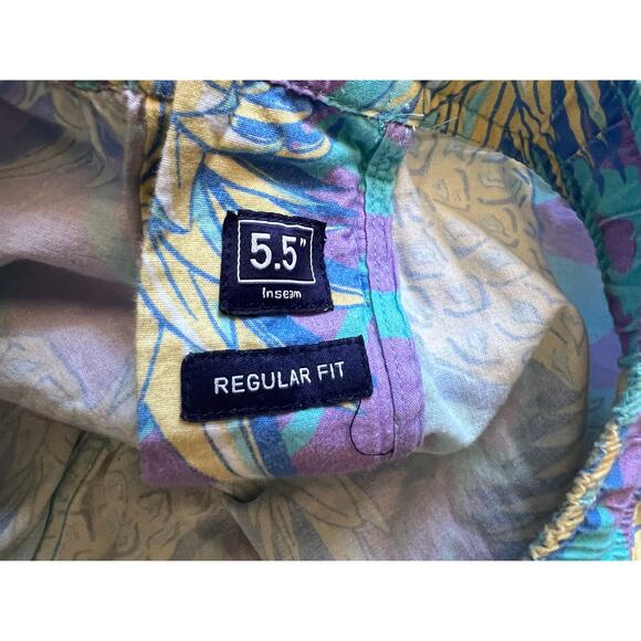 Men's Chubbies Pineapple Shorts Cotton Blend XXL Summer Beach Hawaiian Elastic - Picture 3 of 5